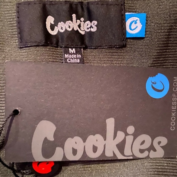 New Authentic Cookies SF Clothing OLIVE Tahoe Poly Knit Track Jacket Size M - Picture 6 of 6